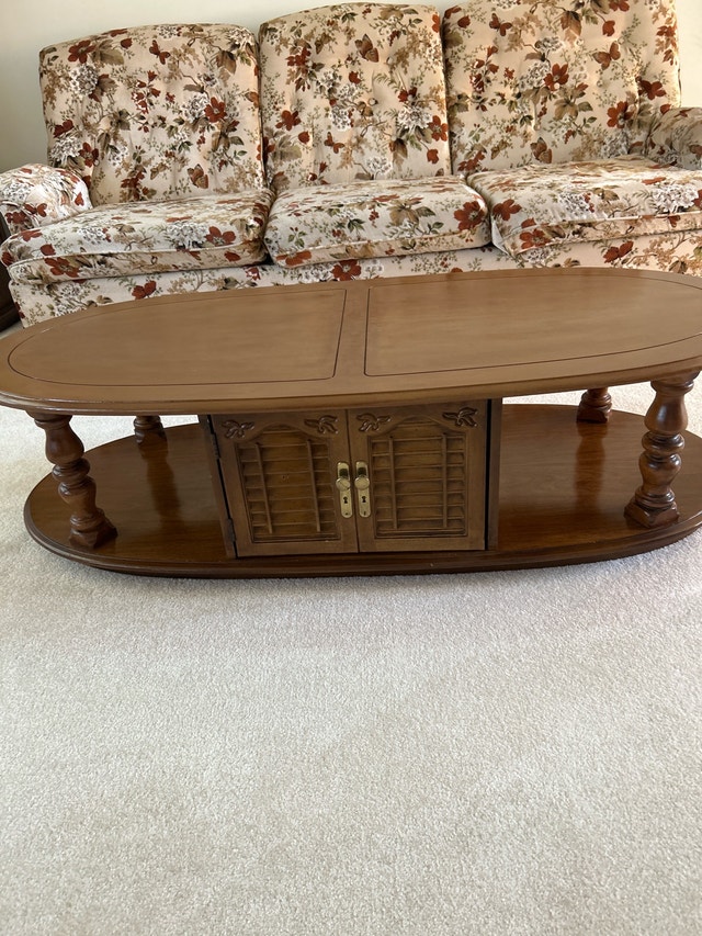 Vintage French Provincial Coffee and End Table Set