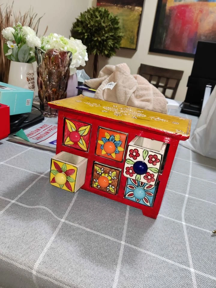 Jewelry box / Hand painted Mini Chest - photo 2