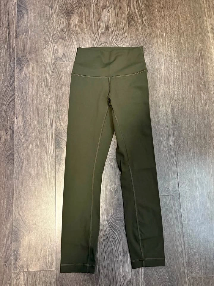 Green Lulu Leggings