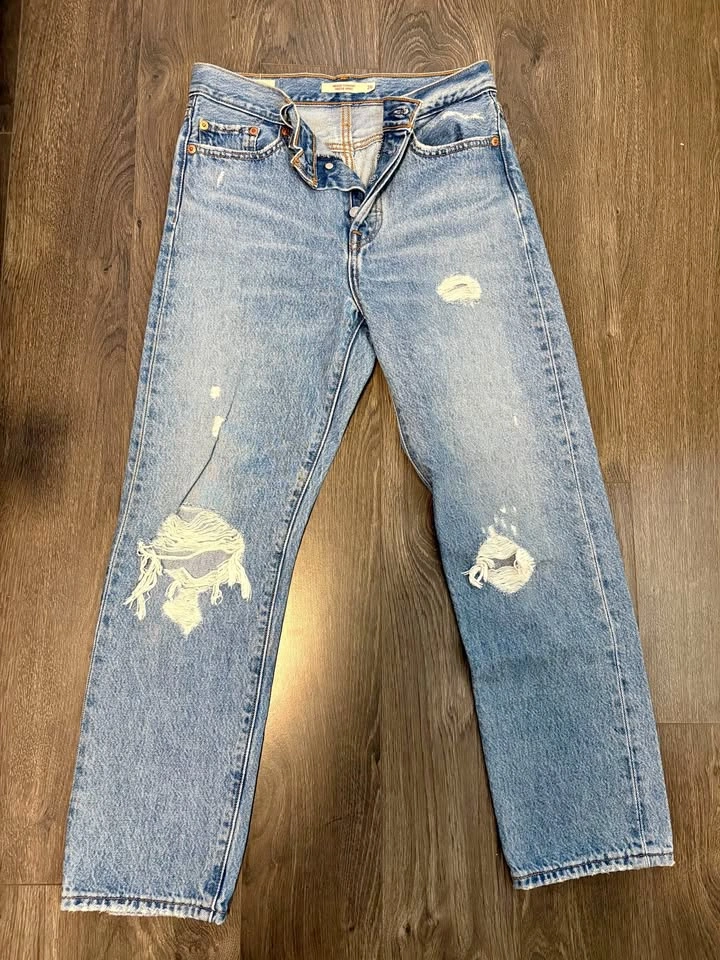 Levi Wedgie Straight Jeans