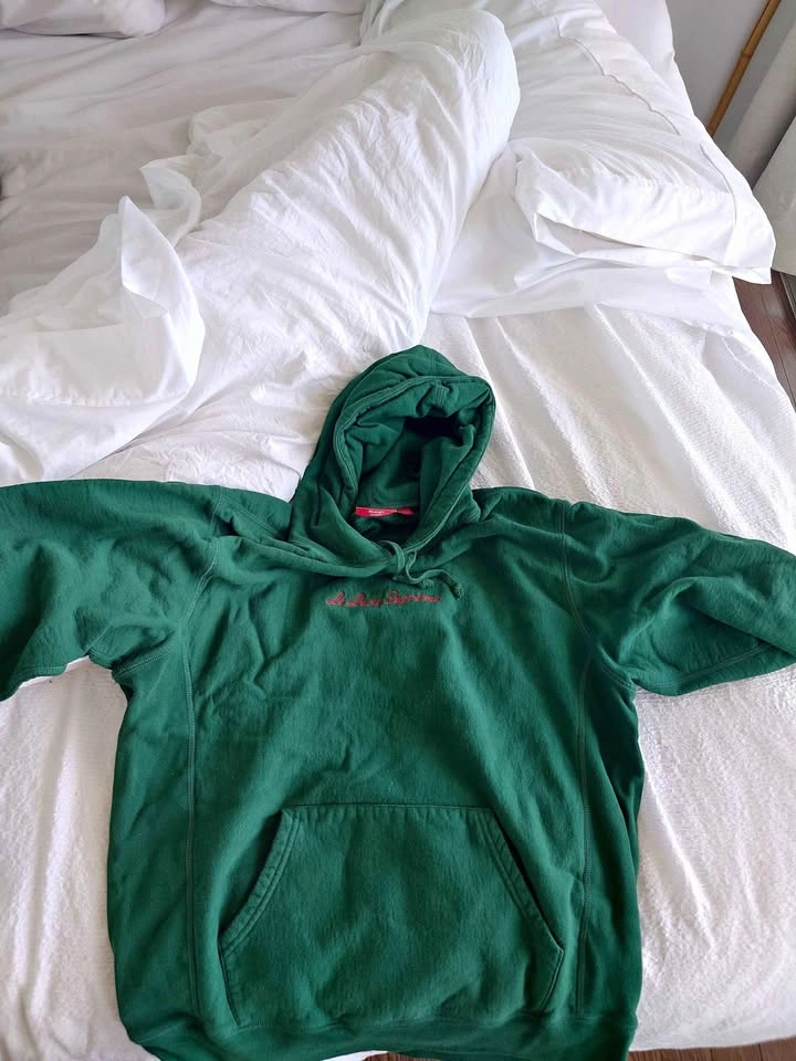 Supreme Le Luxe Hooded Sweatshirt dark green