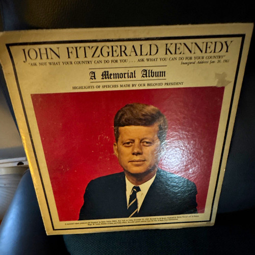 John Fitzgerald Kennedy A Memorial Album 1963 Vinyl LP Spoken Wo