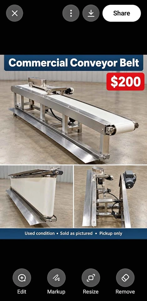 Stainless Steel Commercial Conveyor Belt