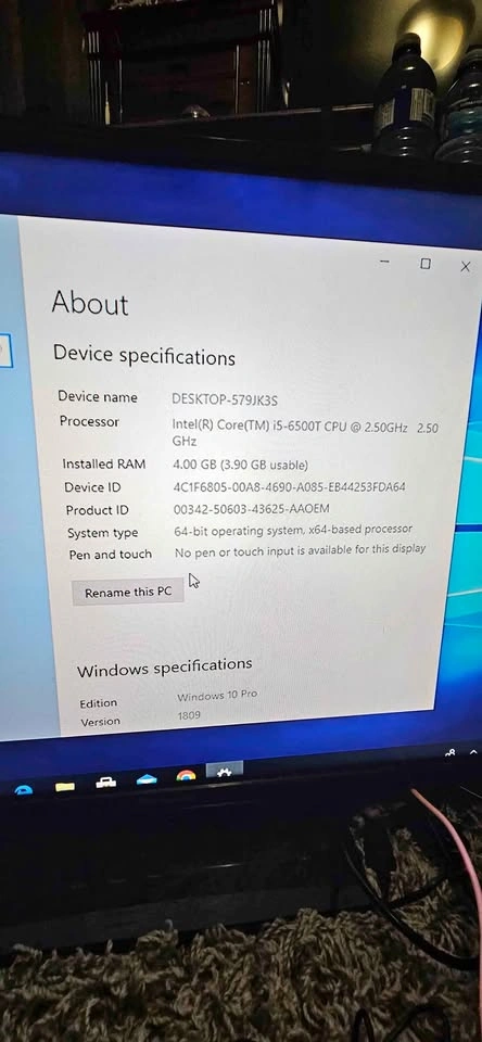 Office PC - HP Desk 400 mini G2