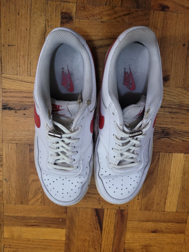 Nike Air Low Rise Red & White Men's Size 8 - photo 2