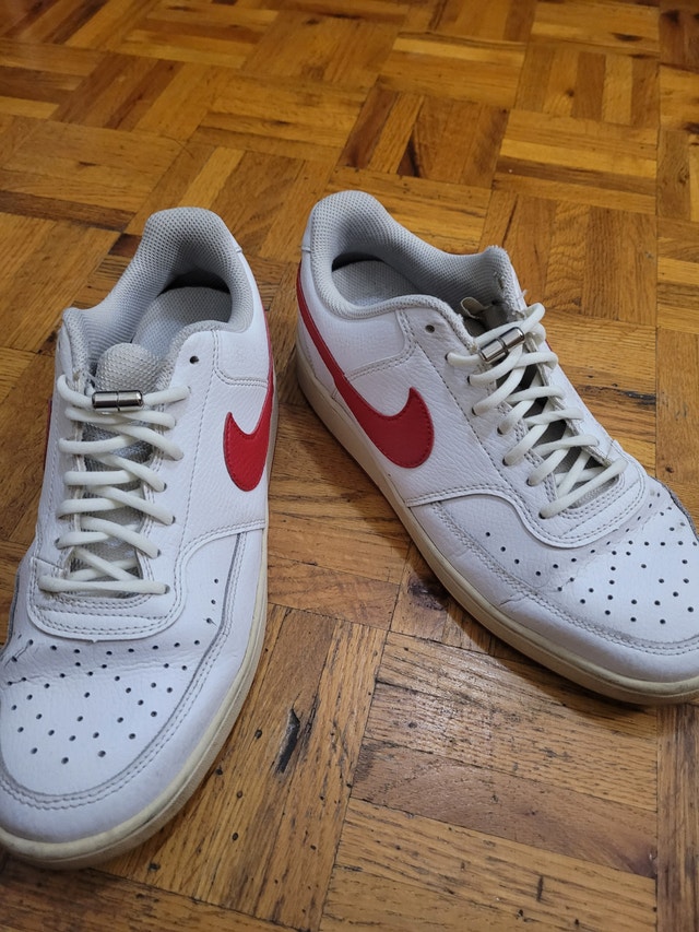 Nike Air Low Rise Red & White Men's Size 8 - photo 3