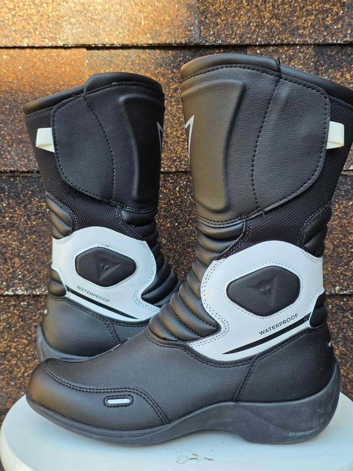 Dainese Aurora Lady D-WP Boots — Black/White (622) - photo 3