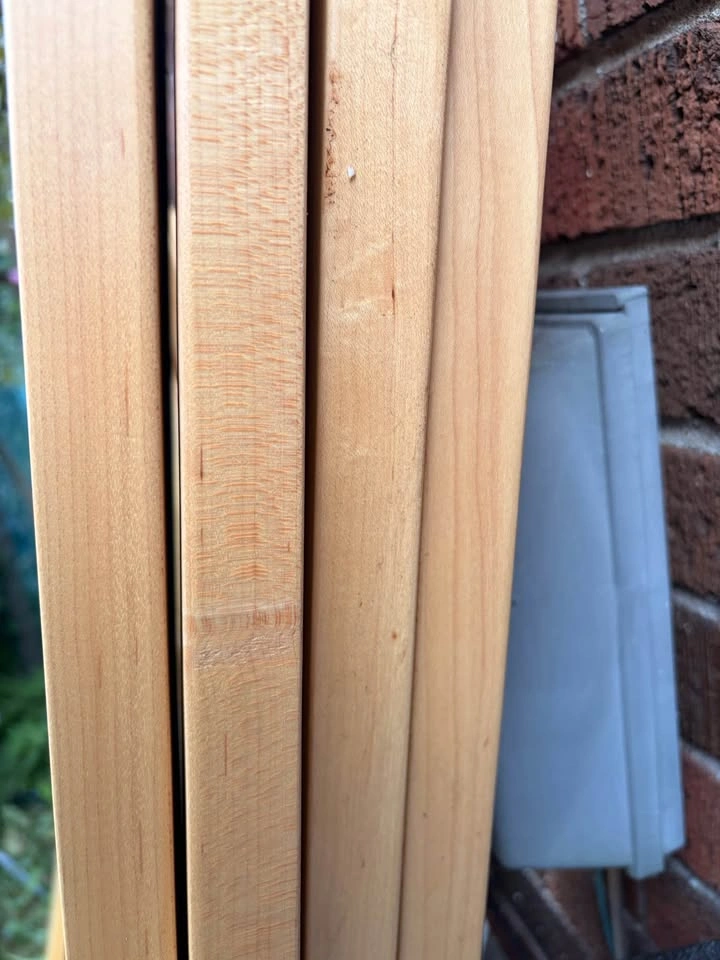 Solid wood maple stair threads - photo 3
