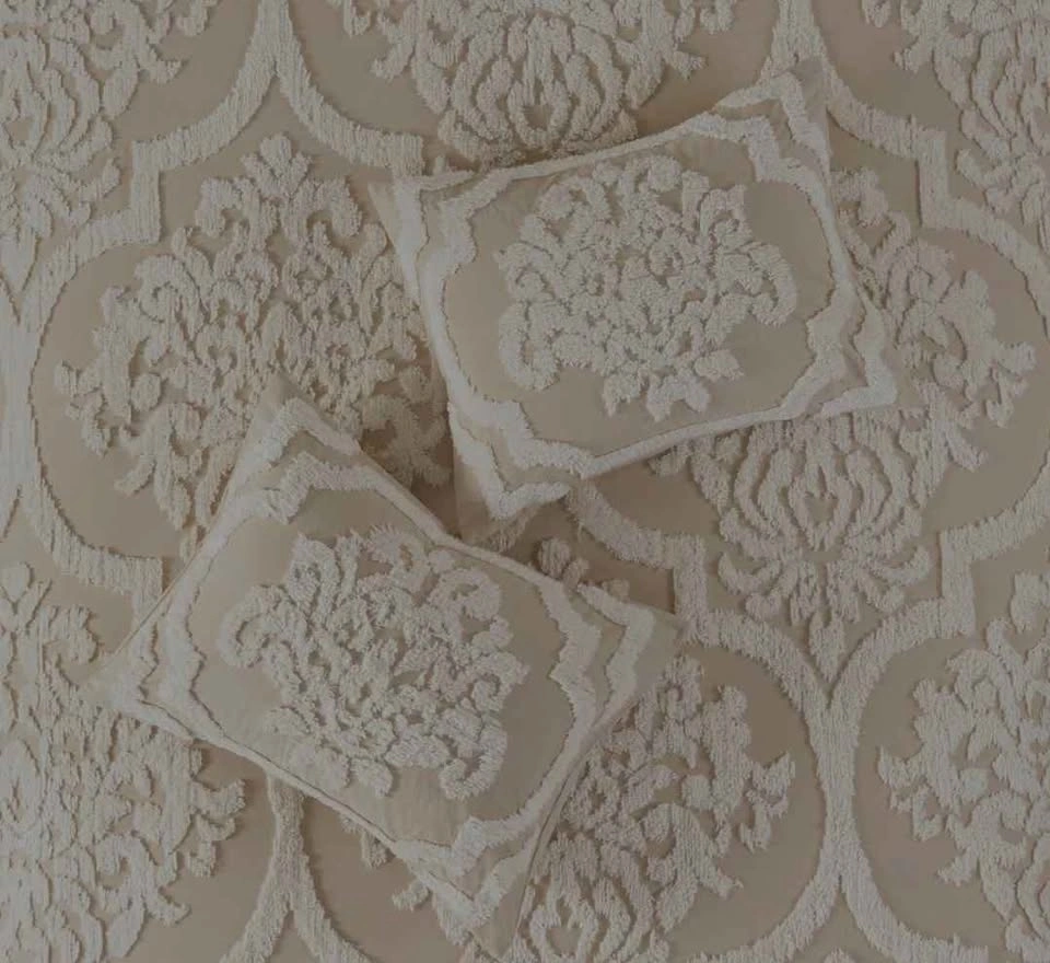 Madison Park Viola 3-Piece Tufted Cotton Chenille Duvet Set - photo 4