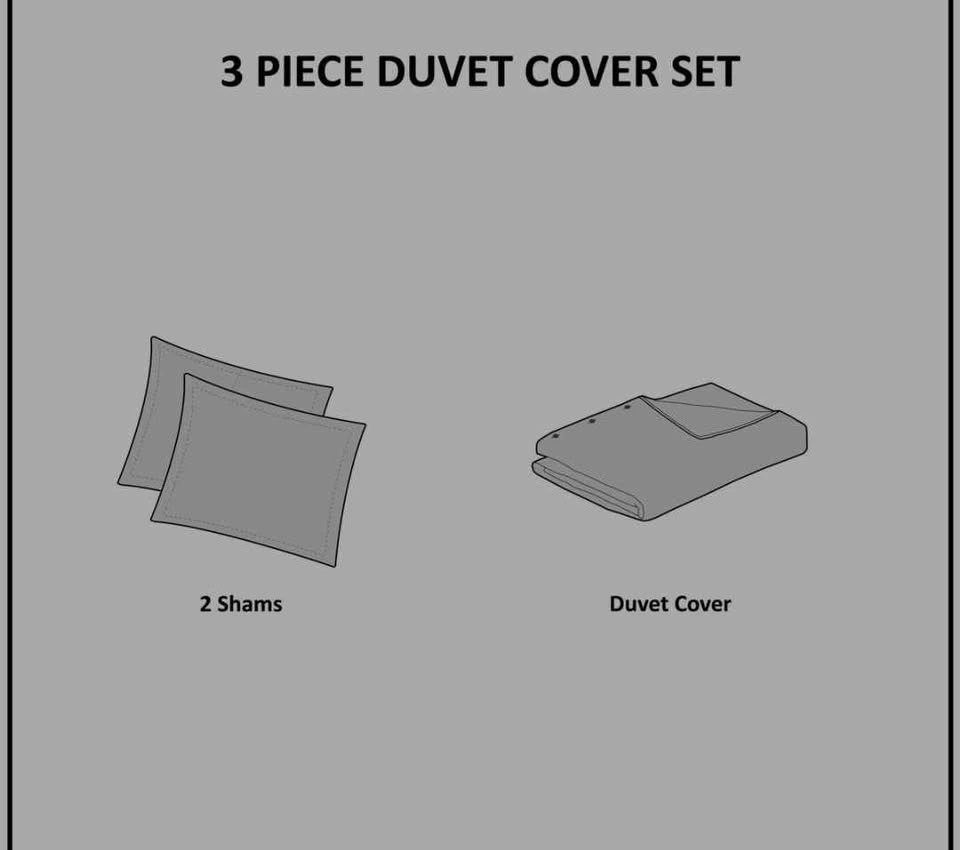Madison Park Viola 3-Piece Tufted Cotton Chenille Duvet Set - photo 5