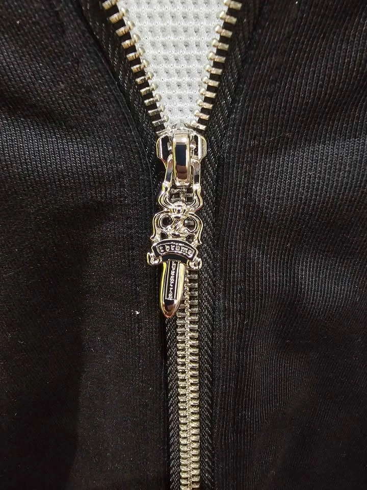 Chrome heart zip up hoodie - photo 4