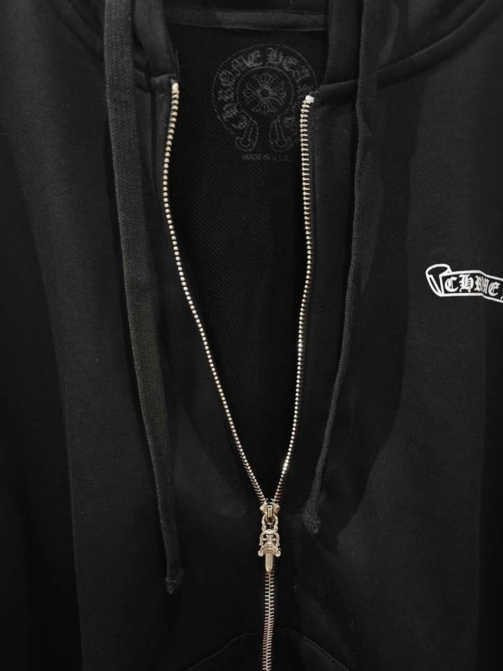 Chrome hearts zip up hoodie - photo 3