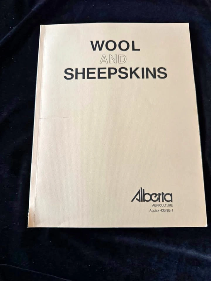 Vintage Alberta Agriculture Booklet - Wool and Sheepskins