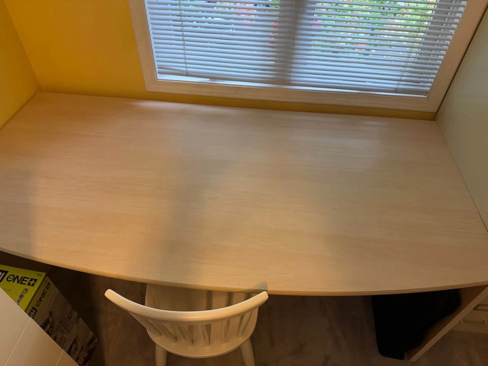 Light oak laminate desk - photo 2