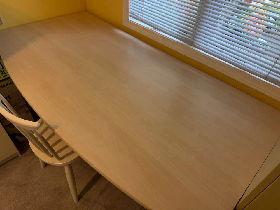 Light oak laminate desk - photo 4