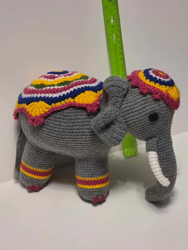 Indian Elephant Amigurumi Crochet image indicator(3)