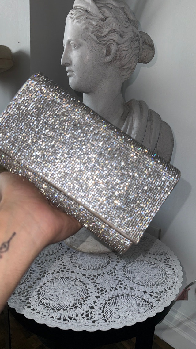 Aldo Rhinestone Clutch