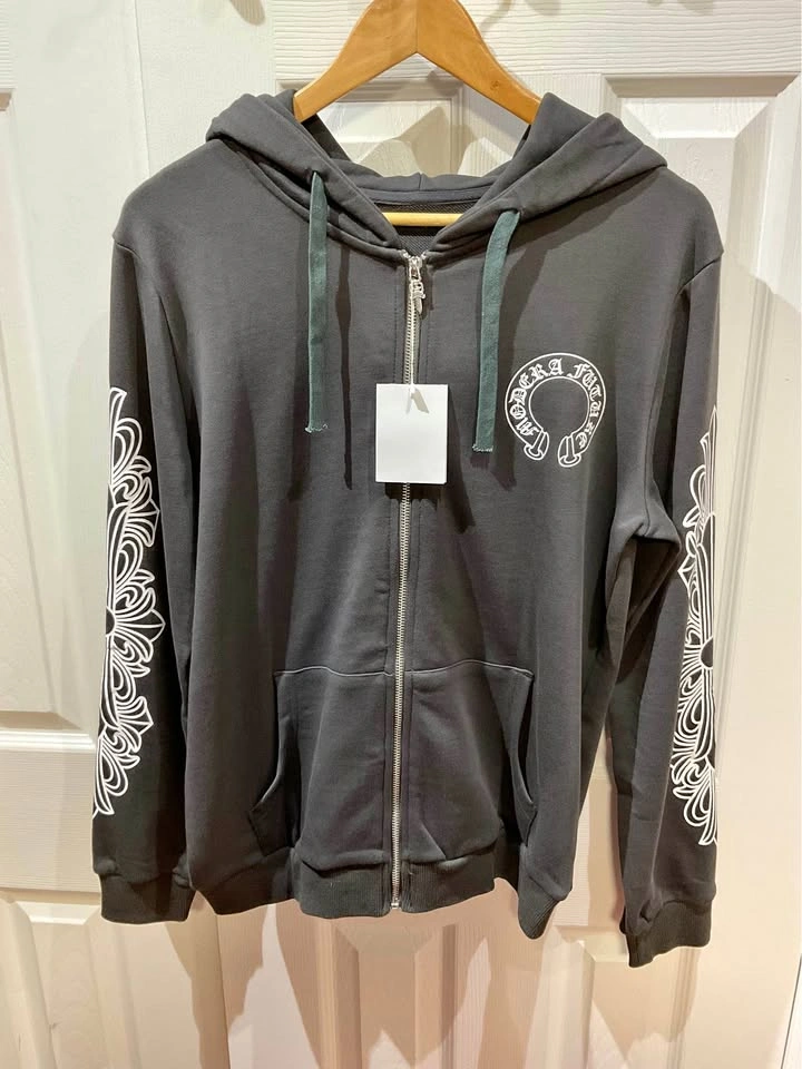 Chrome hearts zip up hoodie