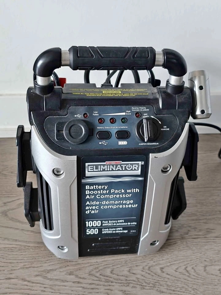 MotoMaster Eliminator Battery Booster Pack with Air Compressor
