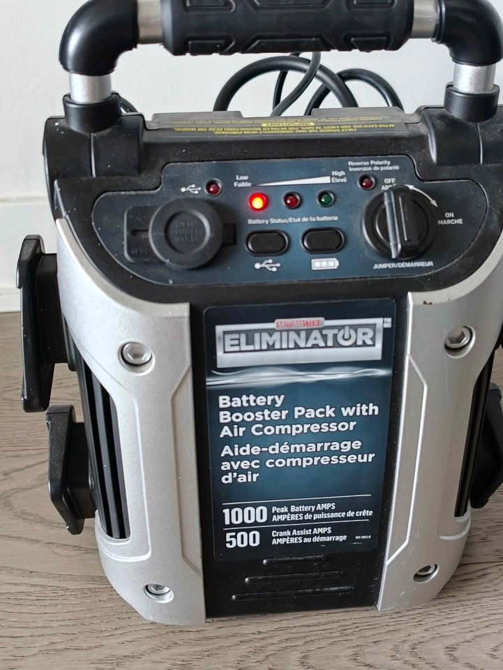 MotoMaster Eliminator Battery Booster Pack with Air Compressor - photo 2