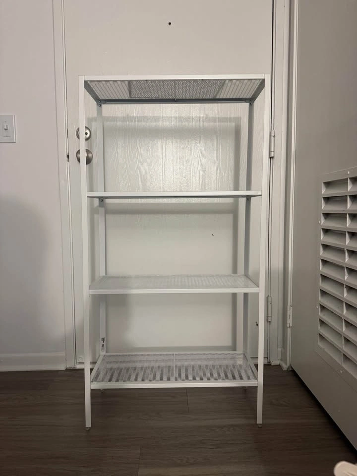 IKEA White Metal Shelf - photo 3