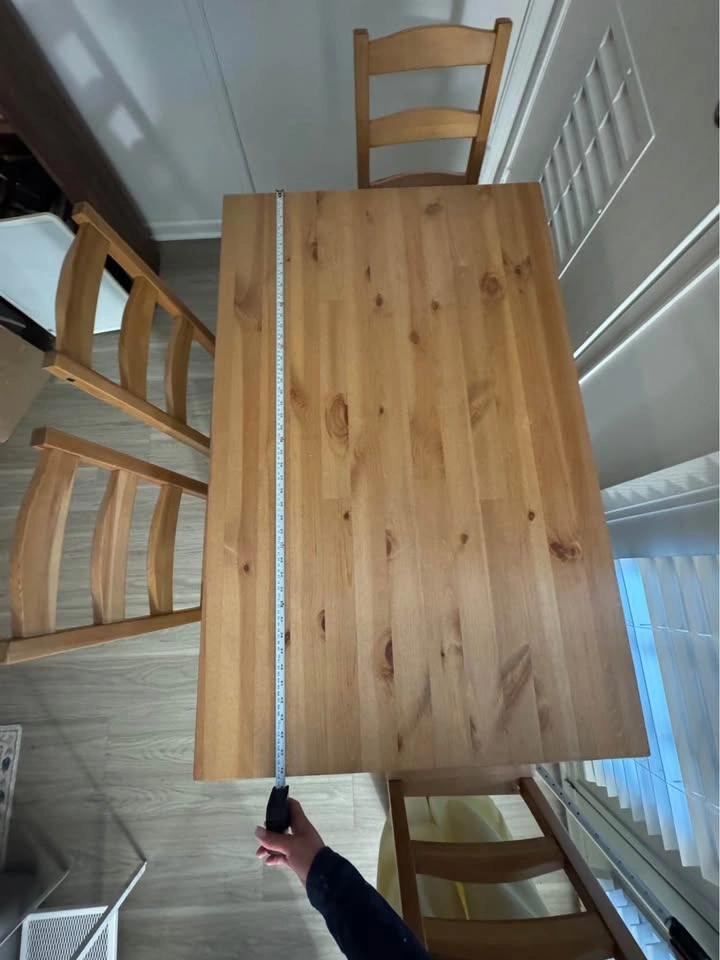 IKEA Table + 4 Chairs - photo 4