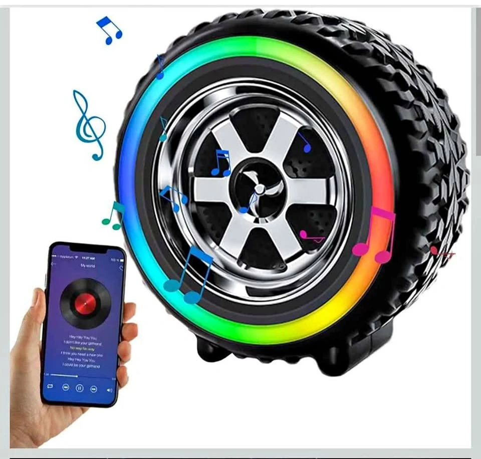 Magnavox Tire Shaped Bluetooth Speaker