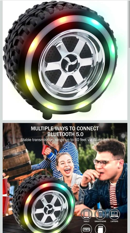 Magnavox Tire Shaped Bluetooth Speaker - photo 5