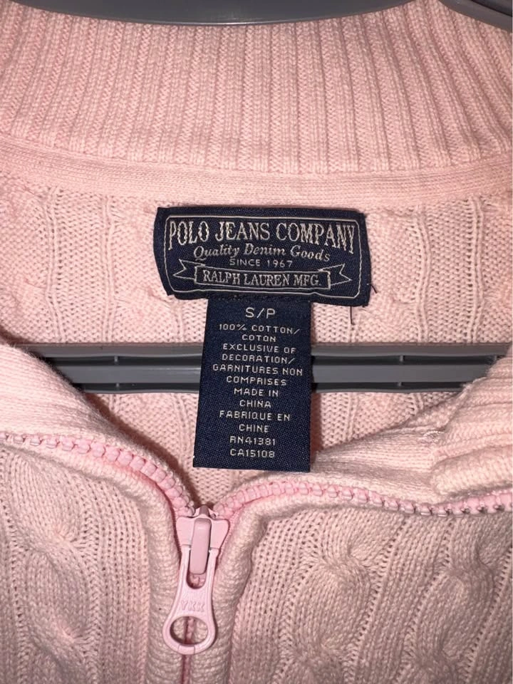 Polo Ralph Lauren cable knot quarter zip - photo 2