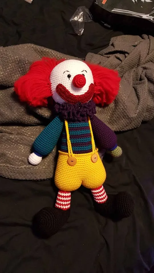 Clown Amigurumi Crochet image indicator(2)