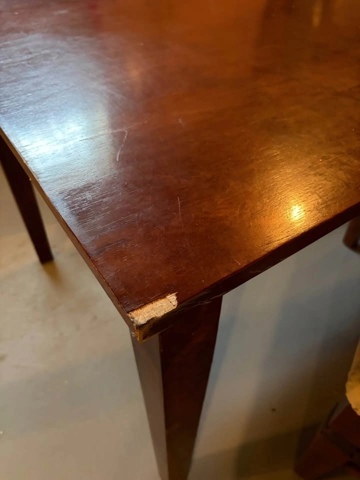 Wooden Dining Table + 4 Chairs - photo 4