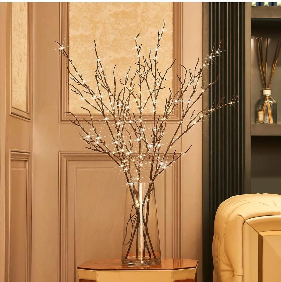 Hairui Lighted Twig Branches – 200 LED – Dimmer & Timer - photo 5