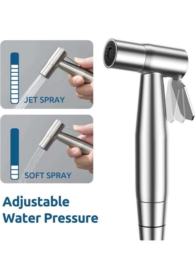 Fekivasy Handheld Bidet Sprayer – 2 Pack – Stainless Steel - photo 2