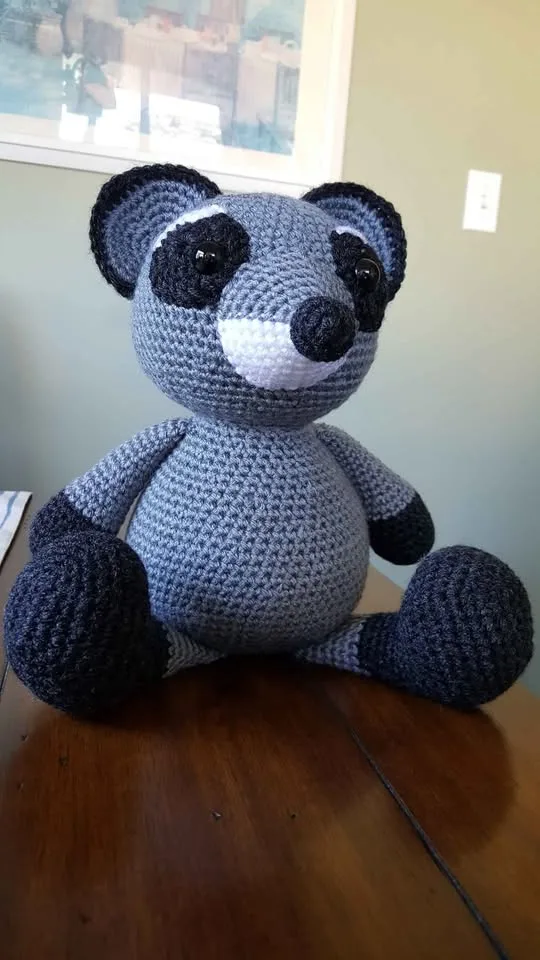 Raccoon Amigurumi Crochet image indicator(2)