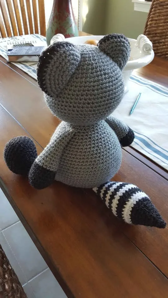Raccoon Amigurumi Crochet image indicator(3)