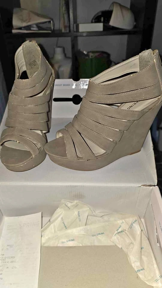 Spring Wedge platform shoes