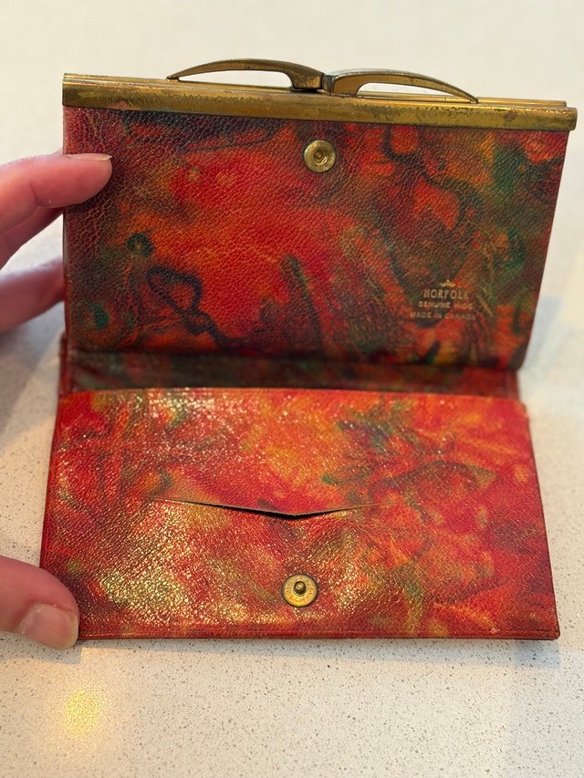Vintage Leather Norfolk Wallet - photo 2