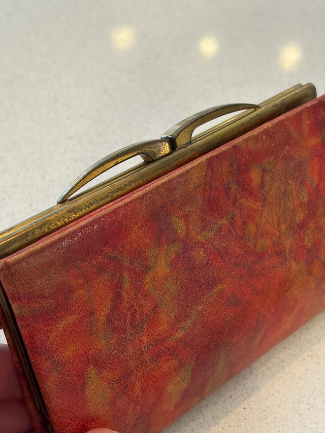 Vintage Leather Norfolk Wallet - photo 4