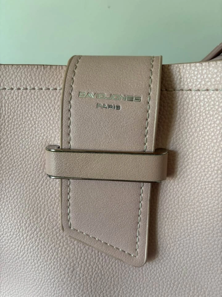 David Jones Paris Triple Compartment Faux Leather Crossbody - photo 2