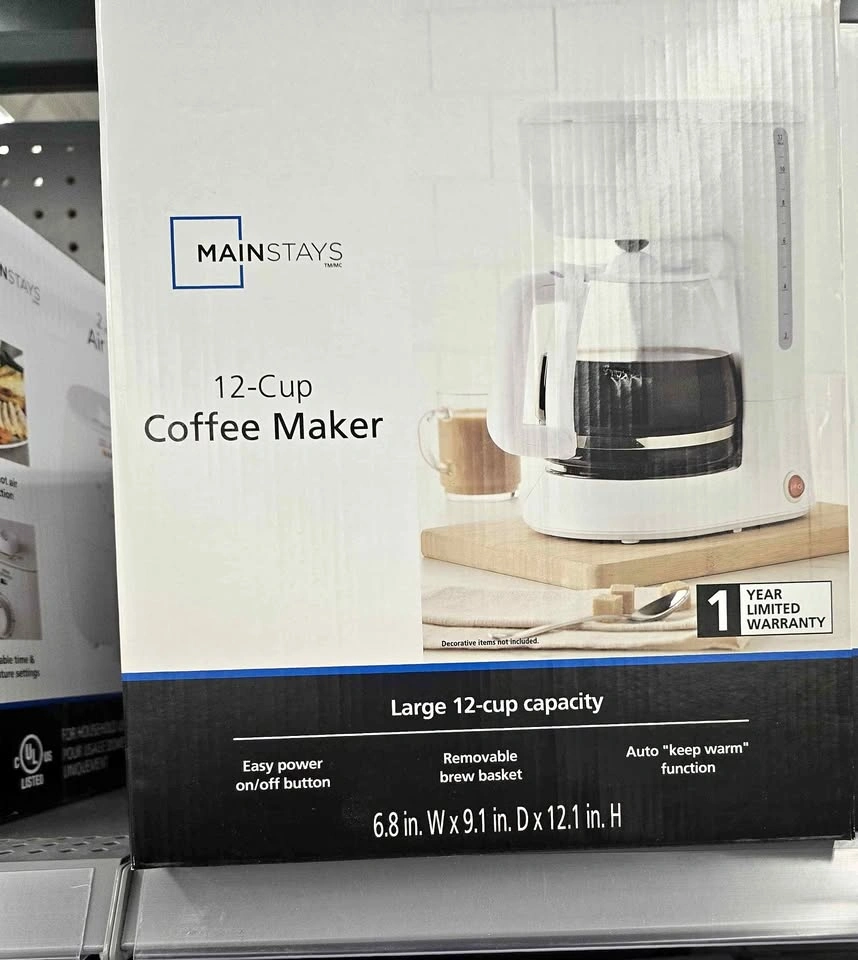 Mainstays 12-Cup Coffee Maker