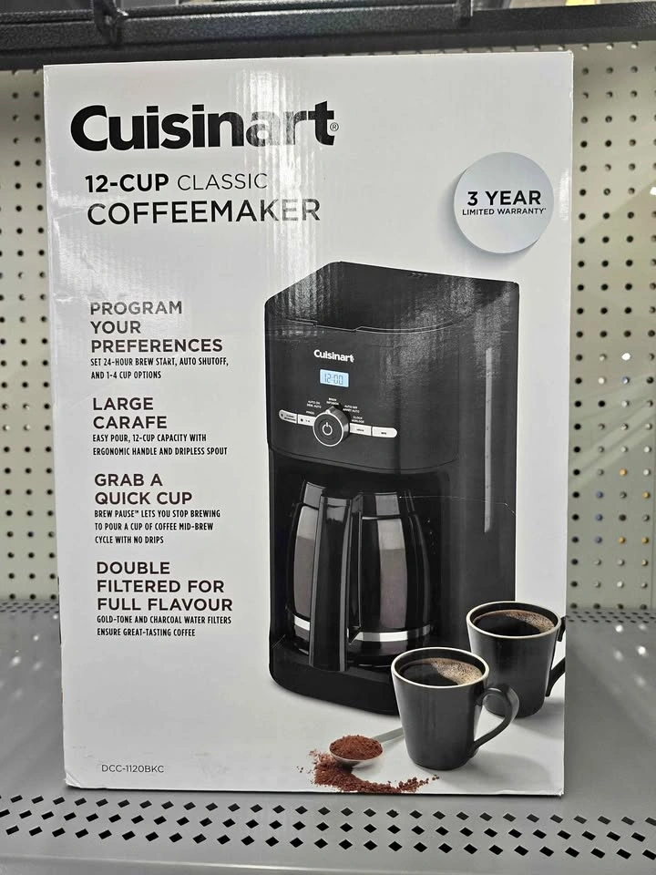 Cuisinart 12-Cup Classic Coffeemaker DCC-1120BKC