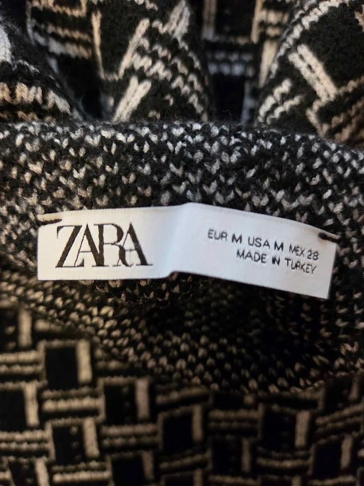 Zara Cotton Sweater Dress - Size M - photo 3