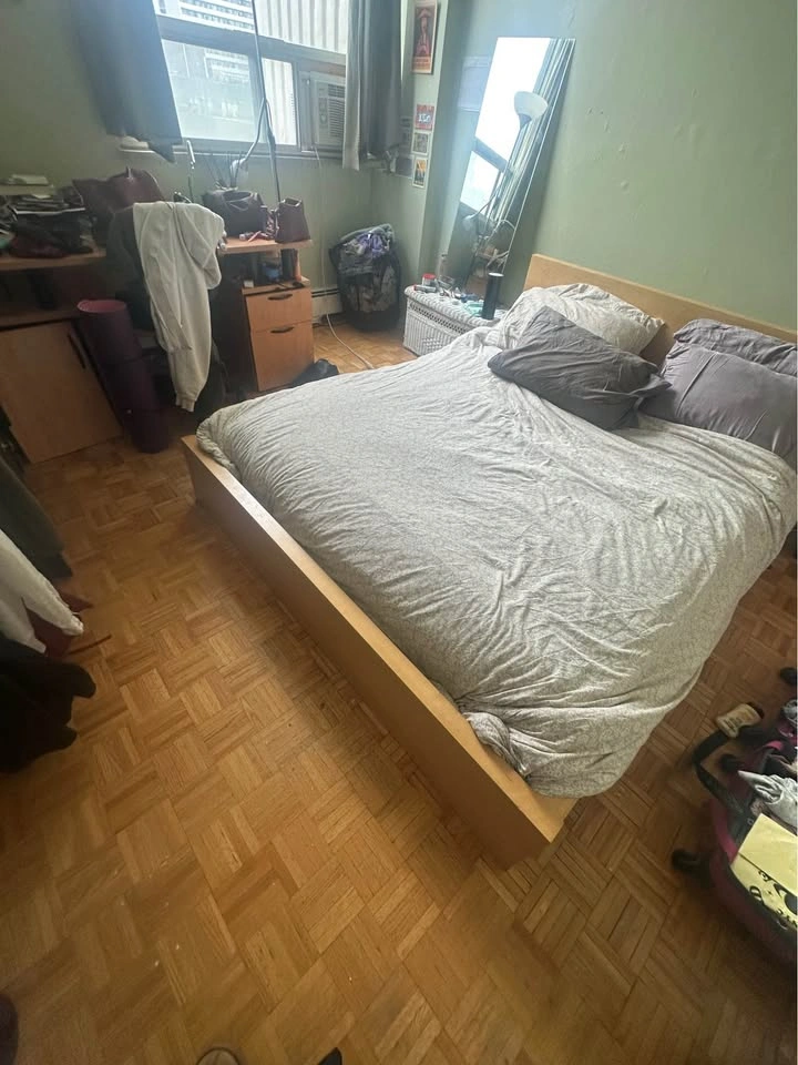 IKEA MALM Queen Bed Frame and mattress - photo 2