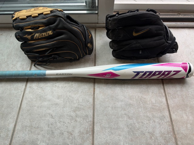 softball bat + gloves - photo 4