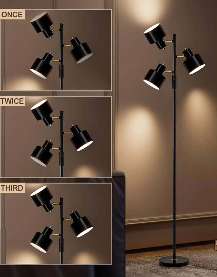 New Oyears Adjustable 3 light Floor Lamp Corner - photo 4