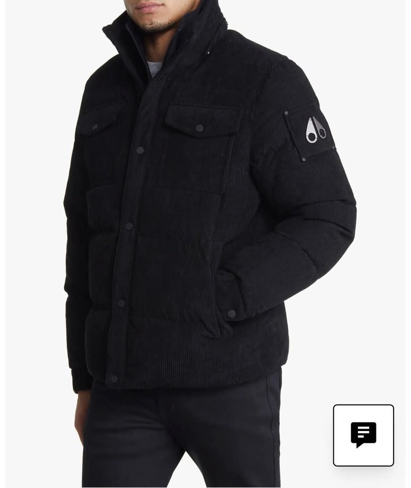 Moose Knuckles Souris Quilted Corduroy Down Coat - photo 2