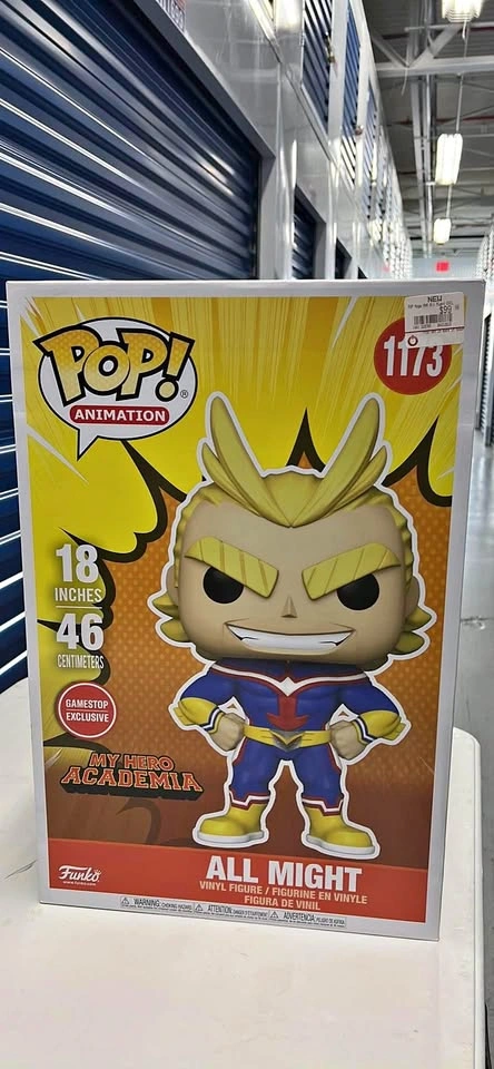 Sealed Gamestop Exclusive All Might 18” Inch Funko Pop Statue