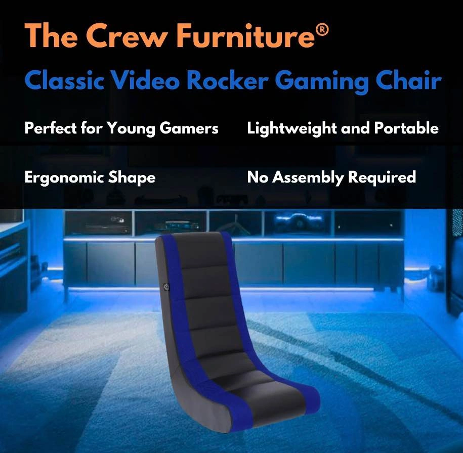 Brand New Sealed GtRacing Kids Gaming Floor Chair Rocker Blue - photo 4