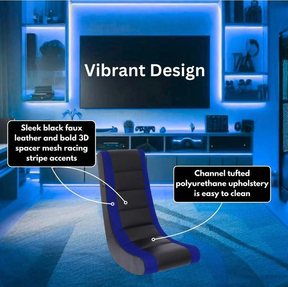 Brand New Sealed GtRacing Kids Gaming Floor Chair Rocker Blue - photo 5