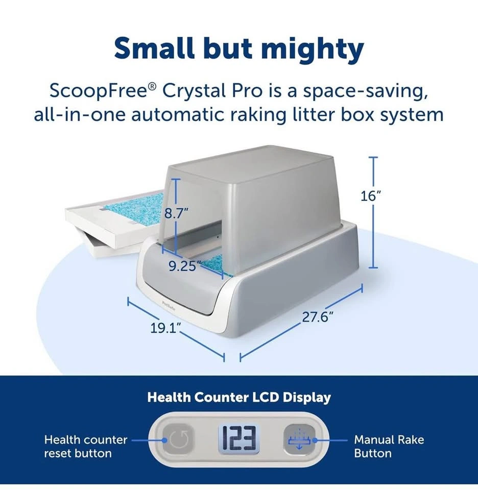 PetSafe ScoopFree Crystal Pro Automatic Litter Box - photo 3